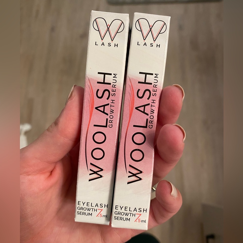 TWO Woolash eyelash growth serums